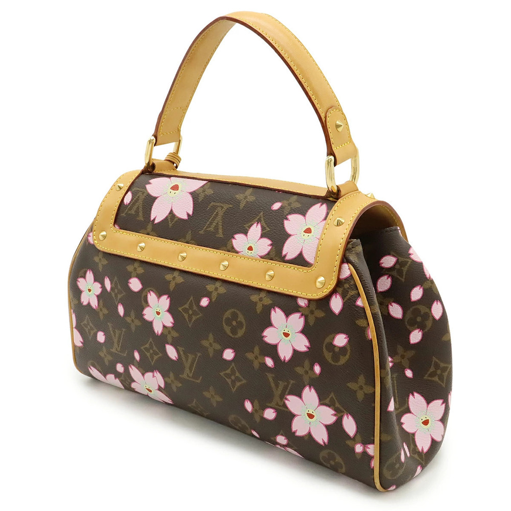 Louis Vuitton Handbag Sac Monogram Blossom Murakami Takashi Cherry Retro Brown
